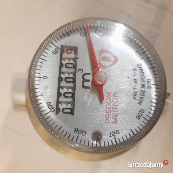 Licznik wody PRL Predom metron NIEUŻYWANY małopolskie Luborzyca