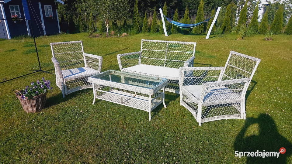 Meble ogrodowe Komplety wypoczynkowe pomorskie Kościerzyna sprzedam