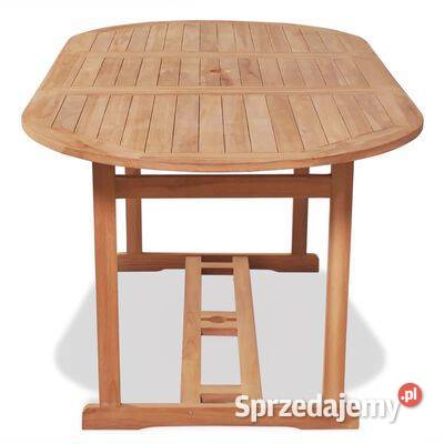 vidaXL Stół ogrodowy 180 x 90 x 75 lite drewno Warszawa