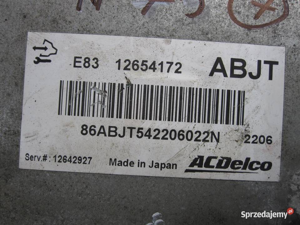 OPEL MERIVA B 13r komputer sterownik silnika świętokrzyskie Kielce