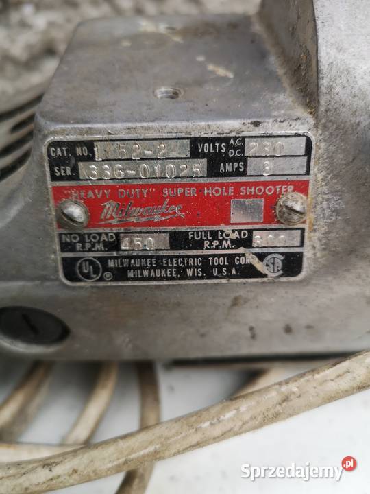 Stara wieltarka Milwoukee Elektryczne Zdzieszowice