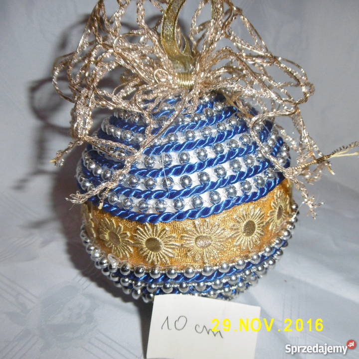 bombka kula ozdoba styropian cekiny makaron Sierpc sprzedam