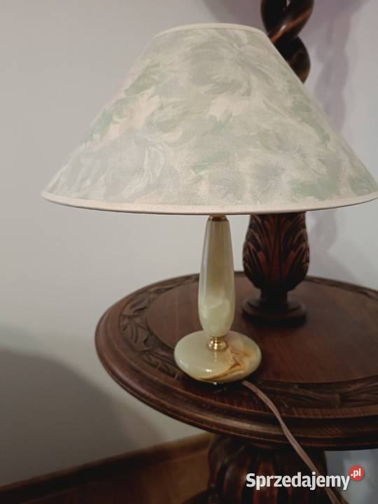 Lampa stołowa biurkowa na podstawie z onyksu Lipno