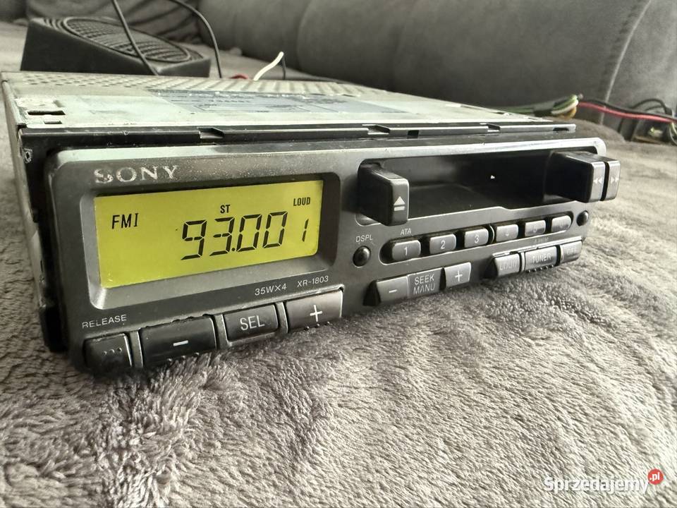 Radiodtwarzacz samochodowy na kasety SONY XR1803 śląskie Sosnowiec sprzedam