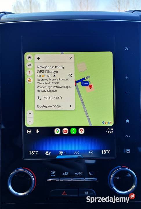 Renault Android Auto Aktywacja RLink2 USB Olsztyn sprzedam