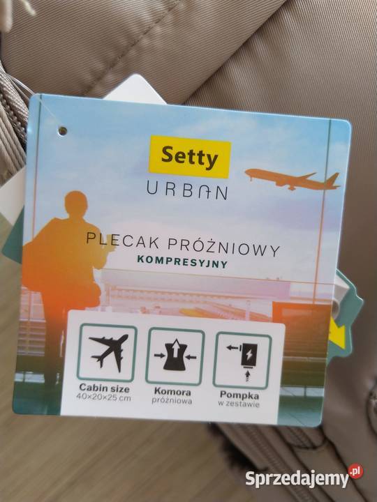 NOWY Plecak próżniowy kompresyjny bagaż podróżny Sport i Wypoczynek Zabrze