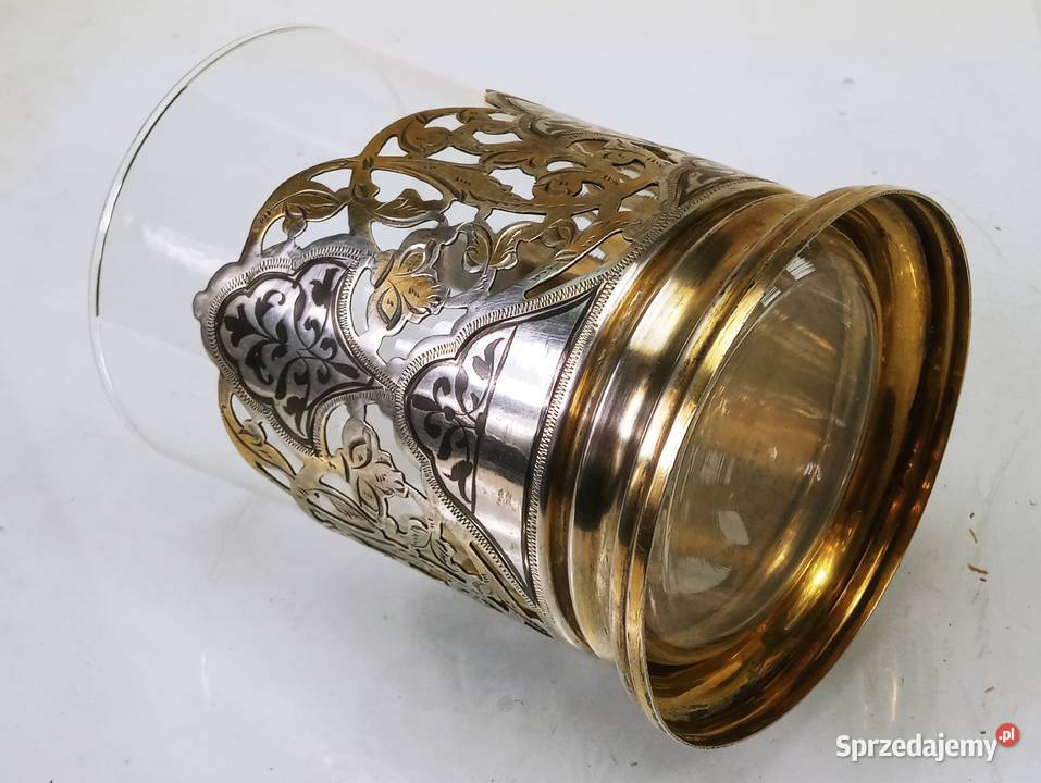 Srebro pr 875 84 Zolotniki Koszyk do Herbaty Nowa Sól