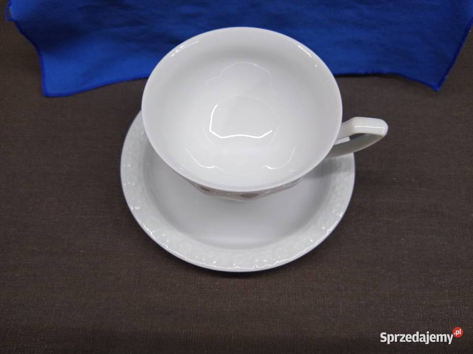 Filiżanka spodek Rosenthal Biała Maria Classic Kalisz
