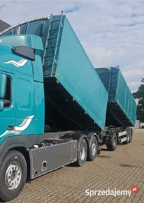 ZESTAW wywrotka z wydmuchem Volvo do paszy sruty Warszawa sprzedam