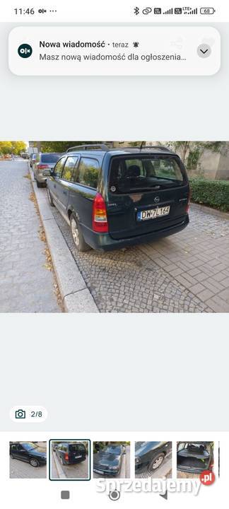 Opel Astra G 16 benzyna stan klima dolnośląskie Wrocław