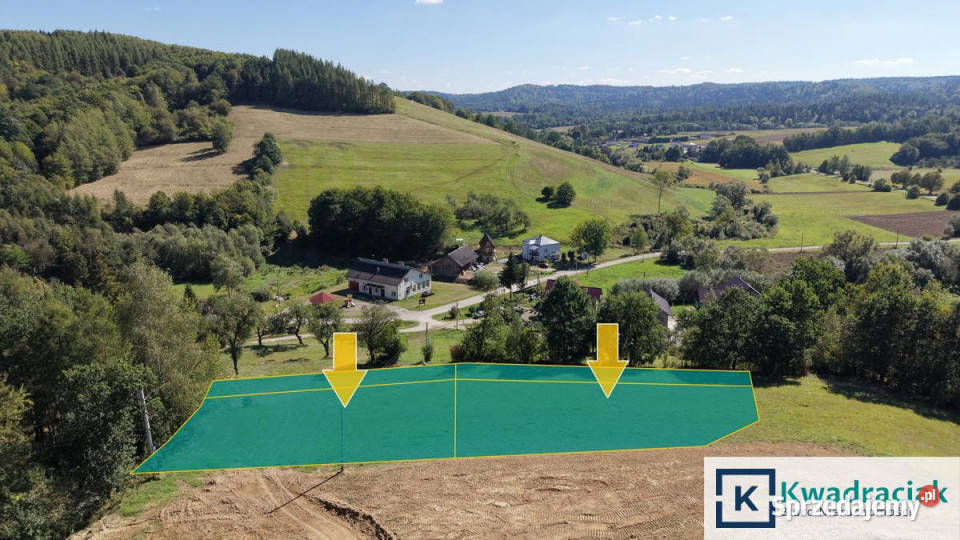 Do sprzedaży działka Huta Poręby 1430m2 podkarpackie