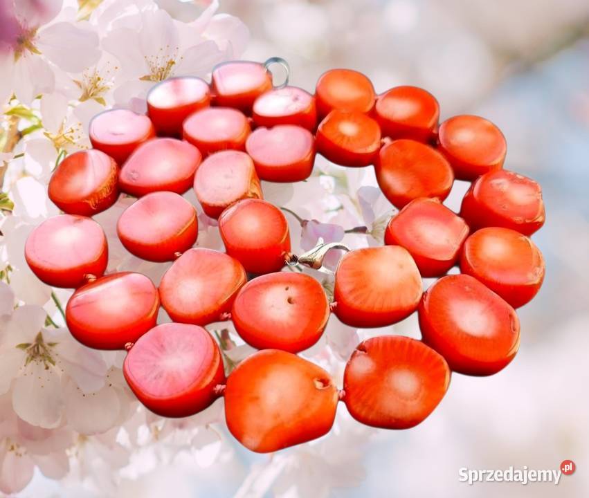 VIN5AGE KORAL NATURALNY RÓŻOWY NASZYJNIK ETNO Częstochowa