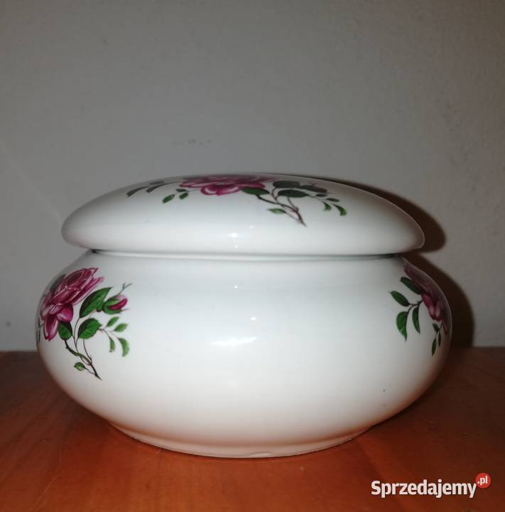 Stara porcelanowa szkatułka PRL lata 70te XX mazowieckie Warszawa