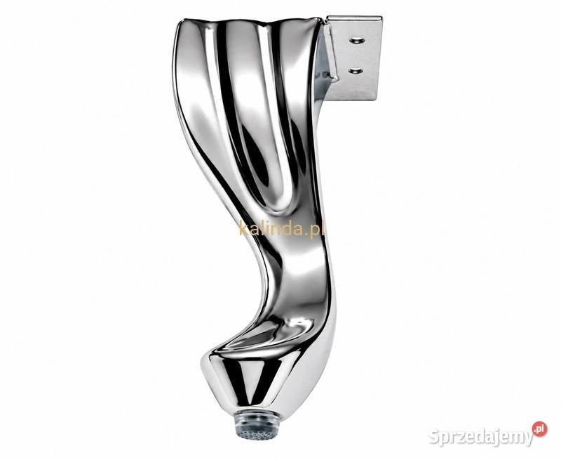 Nóżka meblowa Ludwik metalowa chrom h145