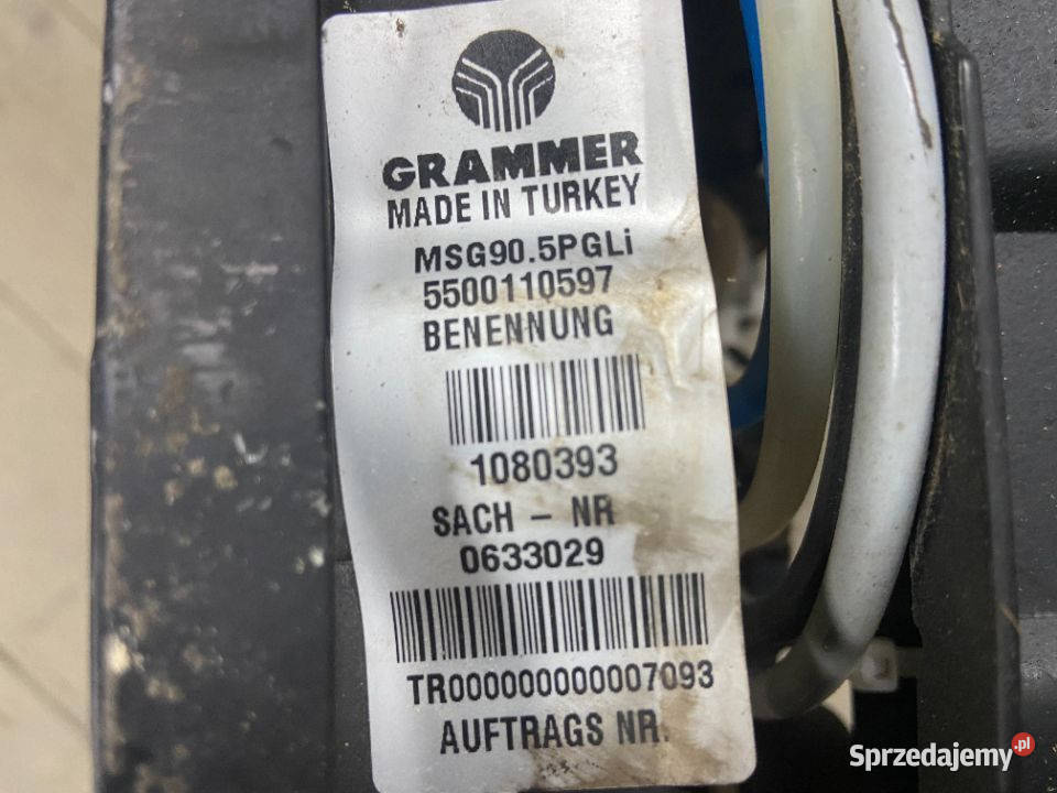 Fotel Grammer Man Iveco Daf Renault Mercedes Motoryzacja Maszewo
