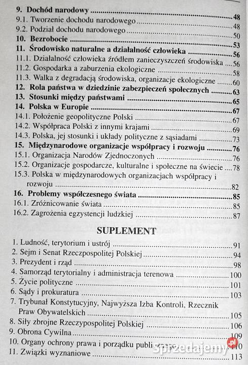 Wiedza o życiu w społeczeństwie narodzie i Rok wydania 1995
