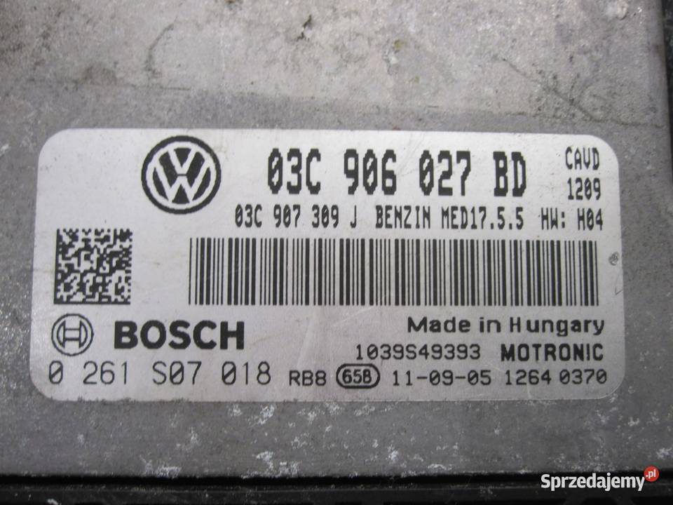VW GOLF 14 TSI komputer sterownik silnika Kielce sprzedam