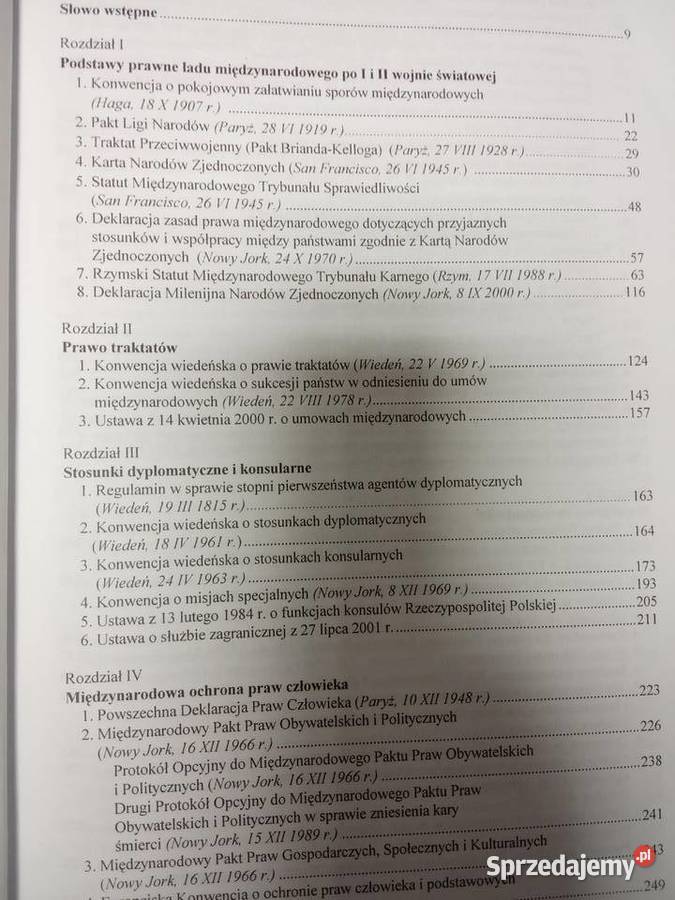 Prawo w stosunkach międzynarodowych książki Warszawa