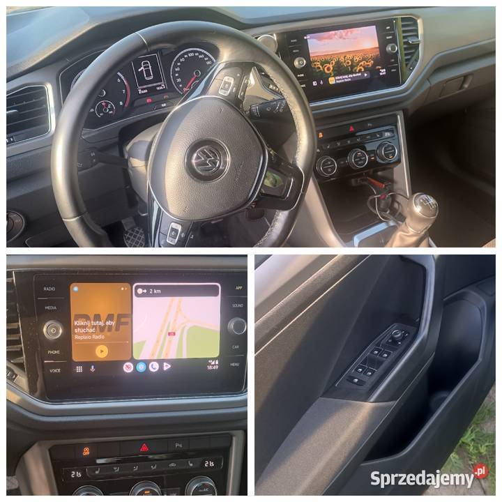 Volkswagen TROC 15 TSI 2020r Salon Polska elektryczne szyby wielkopolskie Konin