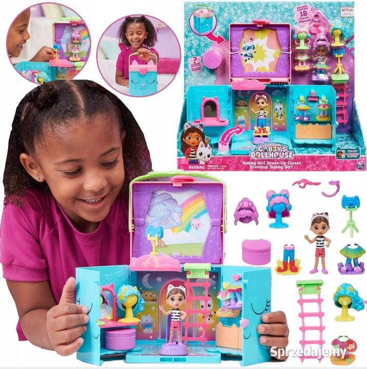 Koci Domek Gabi Tęczowa Szafa Gabbys Girl Mikołów
