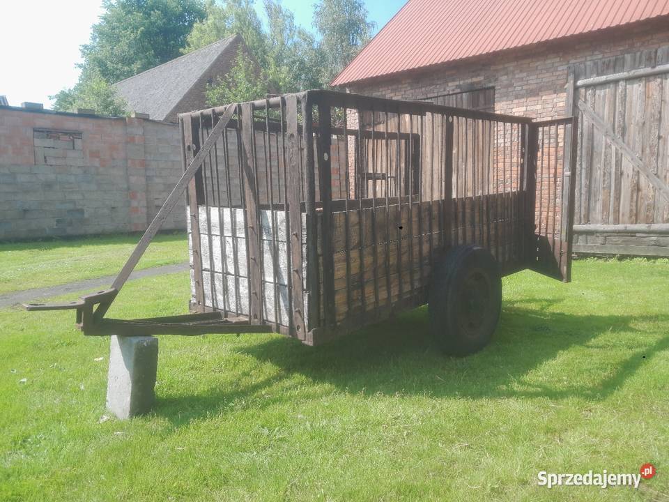 Klatka przyczepka na metalowej ramie masywna Truskolasy sprzedam