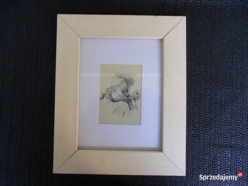 Piękny rysunek Śpiąca Kobieta autorka Francine Warszawa