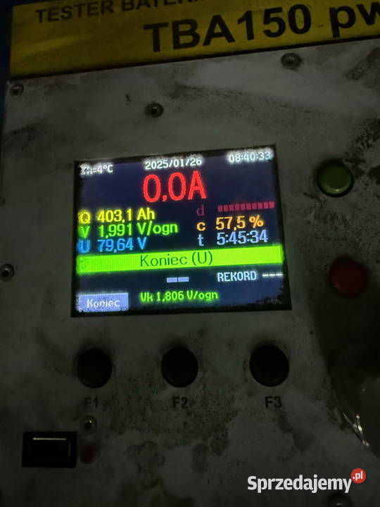 akumulator trakcyjny bateria trakcyjna 80V700Ah Działoszyn sprzedam