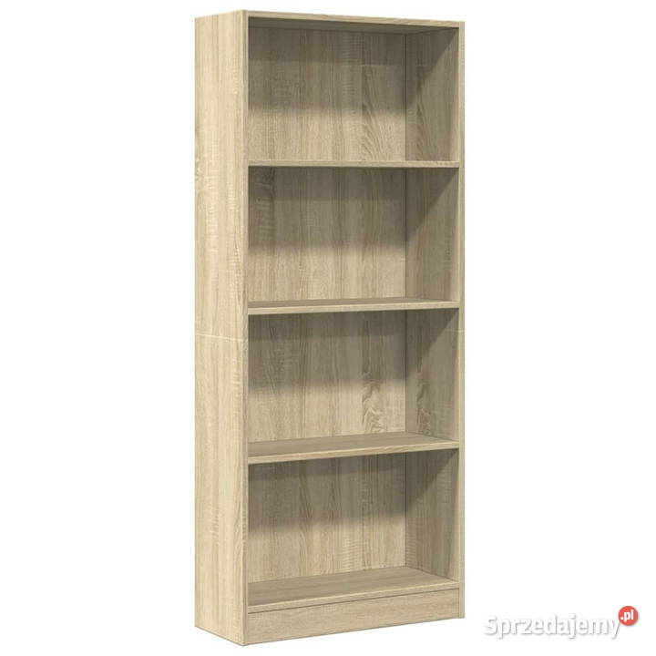 Regał dąb sonoma 60x24x143 materiał Warszawa
