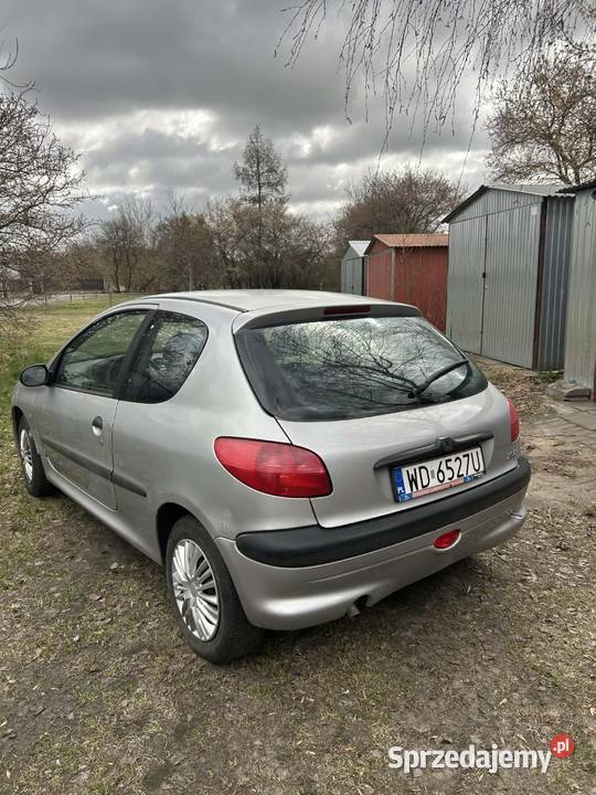 Peugeot 206 11 Benzyna 2003 manualna Ostrów Mazowiecka
