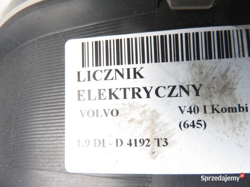 LICZNIK VOLVO V40 19 DI 30889706 sprzedam