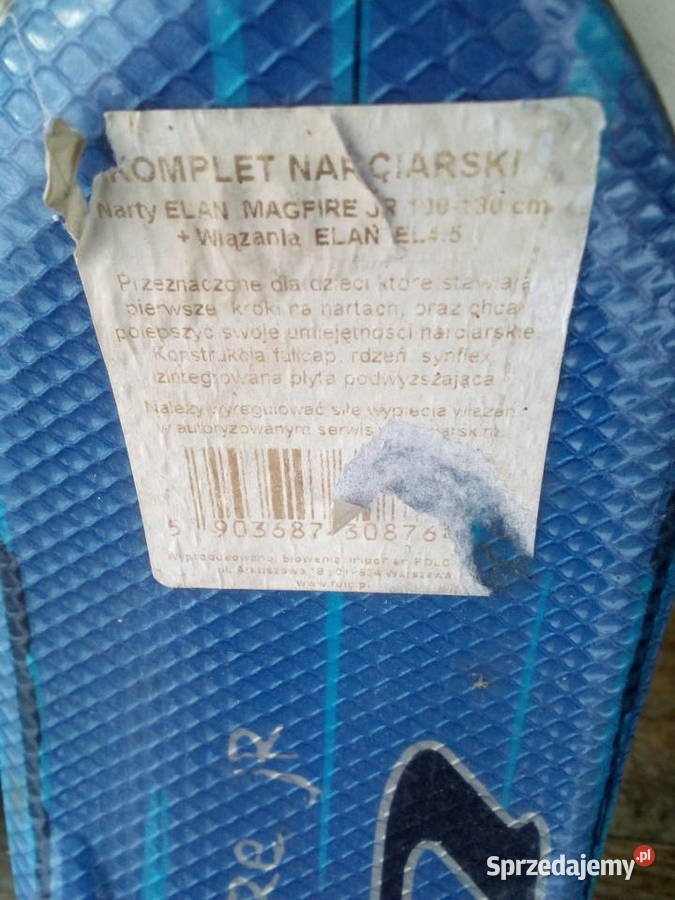 Narty ELAN MAGFIRE 100130 Wiązania ELAN EL 45 Jasło sprzedam