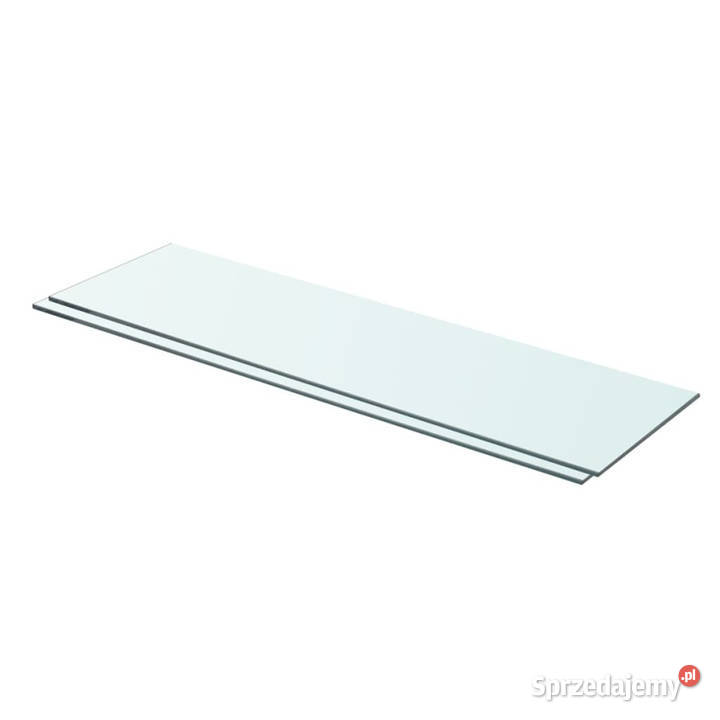 Półki 2 panel z bezbarwnego szkła 70 x 20 Warszawa sprzedam
