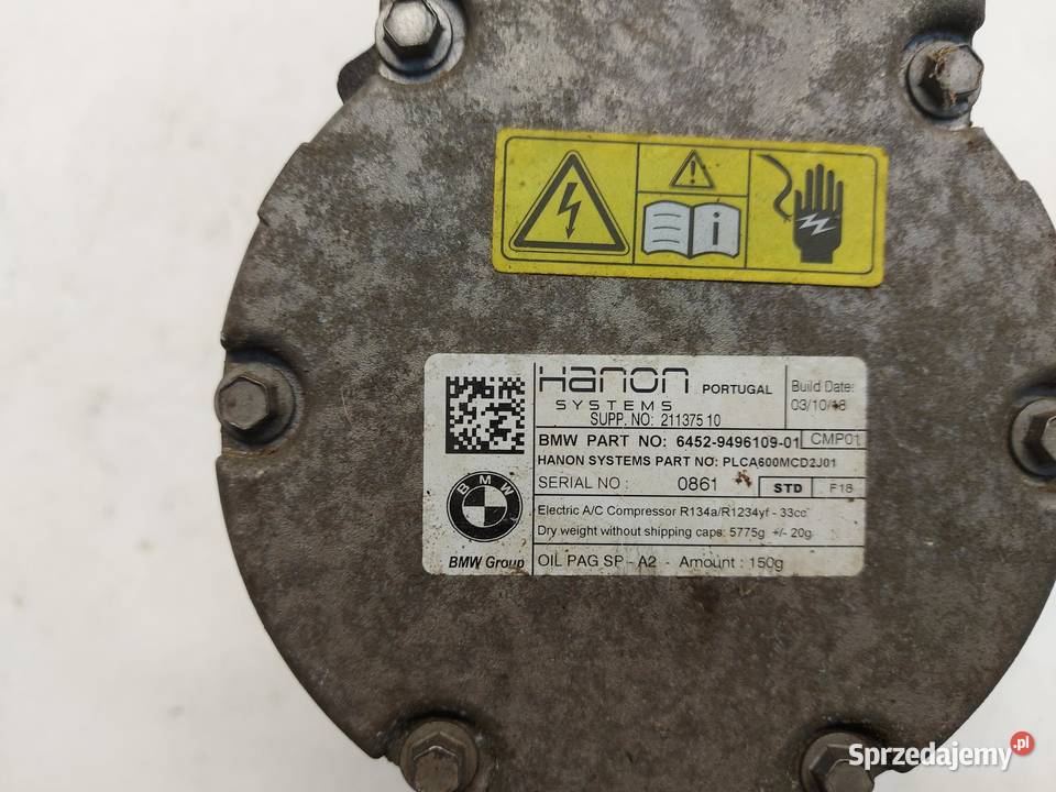 BMW G30 530E 20E Kompresor sprężarka