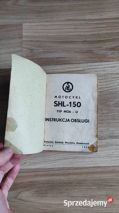 Instrukcja obsługi SHL m06 U mazowieckie Warszawa