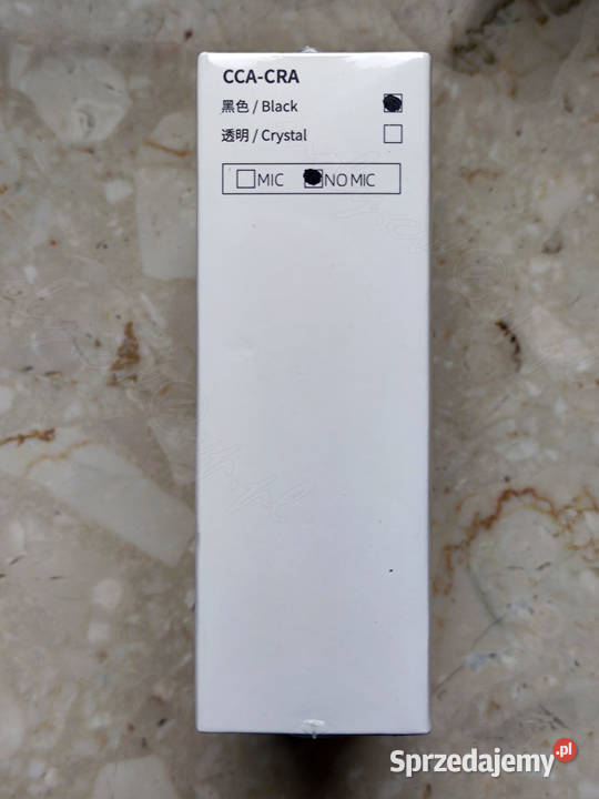 Nowe słuchawki CCA CRA dokanałowe IEM Ropczyce