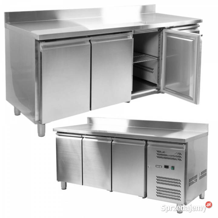 Stół Chłodniczy Nierdzewny 3Drzwiowy 417l Kraków