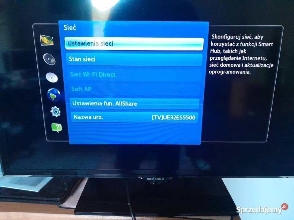 Telewizor Samsung UE32ES5500W stan Elektronika Nowa Dęba