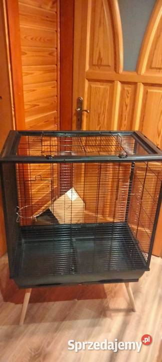 Zolux Klatka Neo Jili H80 Czarna ptaków papugi sprzedam