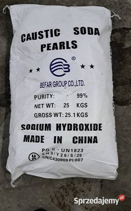 Wodorotlenek sodu soda kaustyczna Gdańsk sprzedam