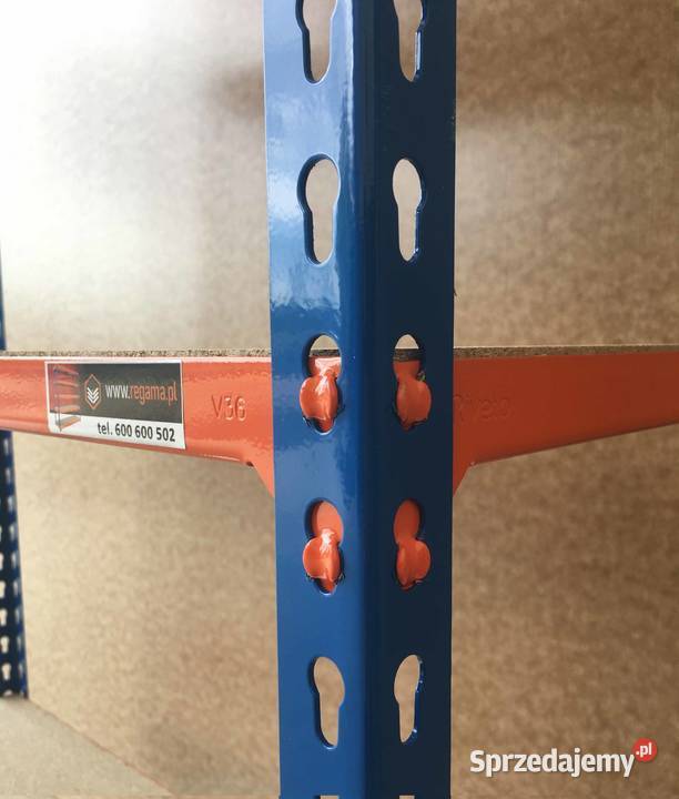 MOCNE i TRWAŁE Regały półkowe metalowe WYSOKA Szczecin
