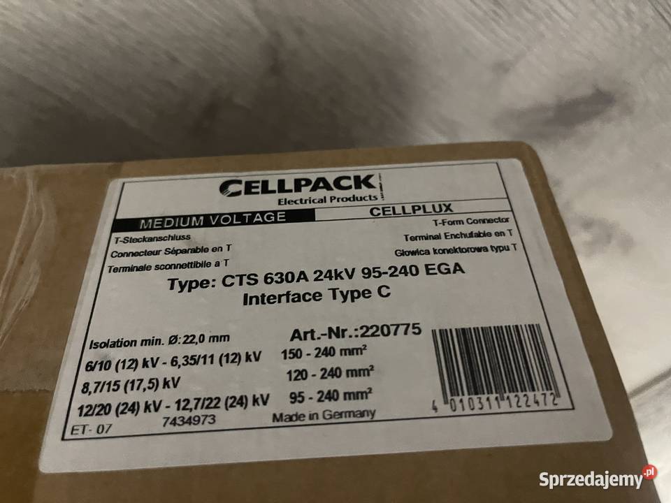 Głowice konektorowe Cellpack sprzedam