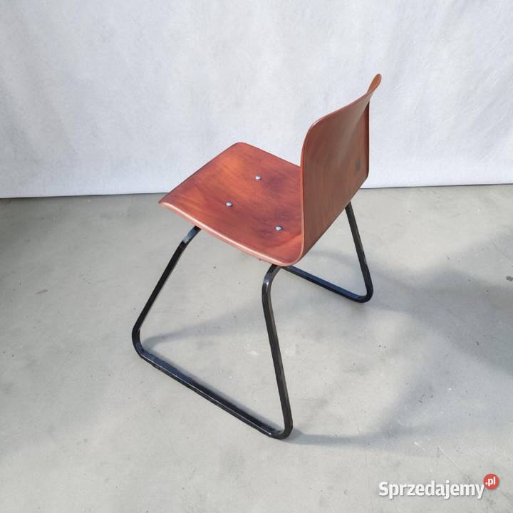 Krzesło szkolne vintage Elmar Flototto Sklejka Opole sprzedam