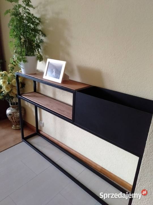 Konsola półka z donica nowoczesna Szafy, regały, półki Częstochowa