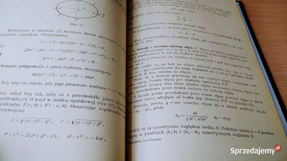 Geometria analityczna Franciszek Leja 1976 wyd 9 Gdańsk