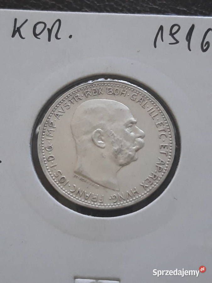1 Korona Austria 1916 r około mennicza sprzedam