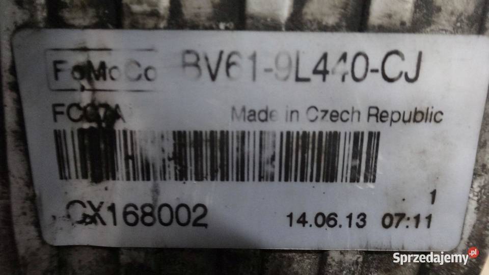 FORD FOCUS MK3 III 16 TDCI 13r intercooler osobowe Chłodnice powietrza (intercoolery)
