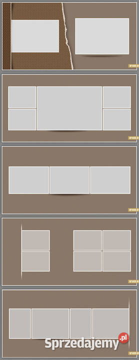 Zestaw foto album ślubny DVD 24 Szablony