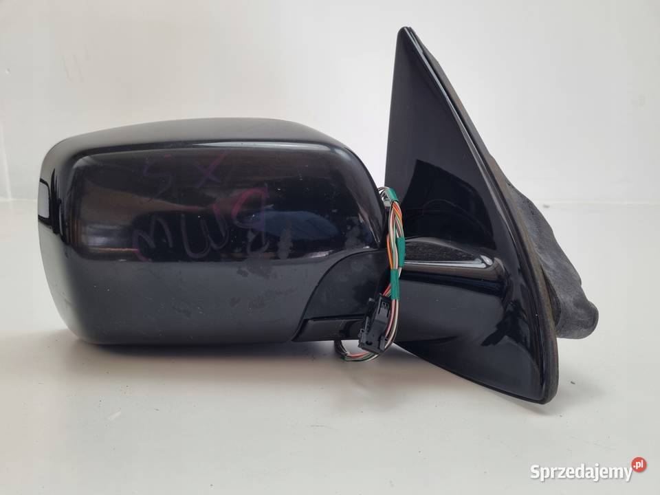 LUSTERKO BMW X5 E53 9903r PRAWE PASAŻERA 8 Pin Lusterka zewnętrzne Karoseria Rudka