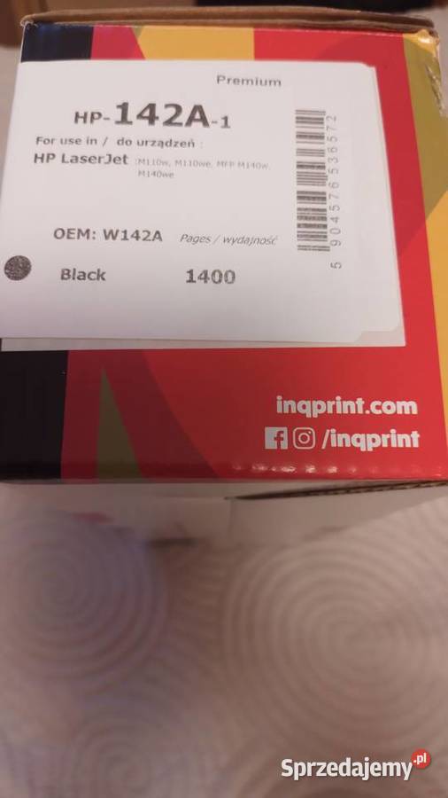 Nowy tusz toner do drukarki HP Łacha