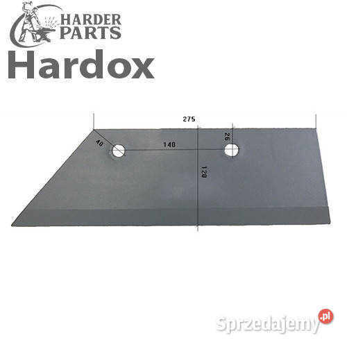 Lemiesz 300hektarów HARDOX 85194L części do Suwałki